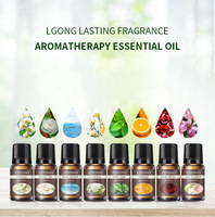 15 saveurs d'huiles essentielles de 10 ml pour diffuseur d'arômes, humidificateur d'air domestique, spray désodorisant polyvalent DIY soluble dans l'huile, rafraîchisseur