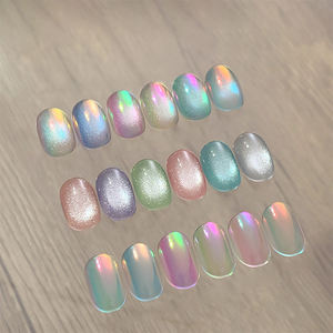 AILANUO Esmalte de Uñas en Gel Efecto Ojo de Gato Aurora de 6 Colores - Serie Ojo de Gato Magnético TPO - Esmalte de Uñas en Gel UV Sin HEMA OEM/ODM - Product Image 1