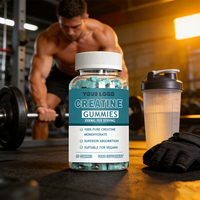 Expédition immédiate - Gummies de créatine naturelle puissante pour adultes - Augmente la force musculaire - Complément de monohydrate pour la musculation