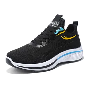 Vente en gros de tricot volant blanc pour le sport à la mode Just so just hot s top chaussure décontractée basse de luxe chaussures de sport pour hommes