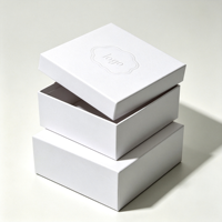 Boîtes cadeaux en carton avec logo doré personnalisé, boîtes à tiroirs rigides en papier de luxe pour bijoux, parfums, cosmétiques et emballages cadeaux
