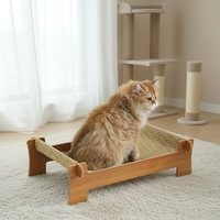 Hamac de luxe pour chat, lit individuel, griffoir, repose-limite surélevé, durable, pour la détente et le repos