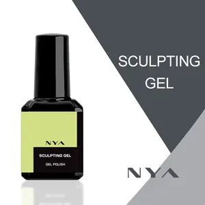 Wholesale Odor less nail gel paint art No wipe top coat UV LED LAMP Brush on Gel OEM Custom LOGO and Packaging