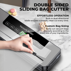 Scelleuse <span class=keywords><strong>sous</strong></span> <span class=keywords><strong>vide</strong></span> automatique de haute qualité à écran tactile pour usage domestique avec coupe-sacs et aspiration externe pour la conservation des aliments - Product Image 3