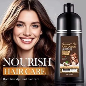 Cgboomblack et Brown 3 en 1 Shampooing colorant nourrissant à l'huile de coco - Product Image 1
