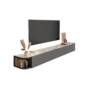 ミニマルなモダンなフローティングテレビキャビネット壁掛けメディアコンソールリビングルームスペース節約テレビ収納ベッドルーム用 - Product Image 3