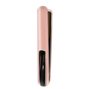 Rechargeable Battery operated Led Hair Styling Tool Professional Ionic Flat Iron Hair Straightener