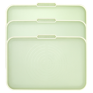 Juego <span class=keywords><strong>de</strong></span> 3 Tablas <span class=keywords><strong>de</strong></span> Cortar <span class=keywords><strong>de</strong></span> Paja <span class=keywords><strong>de</strong></span> Trigo y Plástico PP, Antideslizantes, <span class=keywords><strong>de</strong></span> Colores, Reversibles - Product Image 2