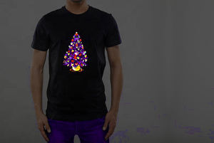 Productos calientes Ecualizador activo de sonido Led de alta calidad El Night Club Camisas Camiseta de diseño de moda - Product Image 6