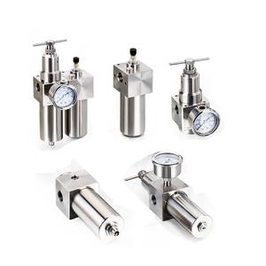 SS316 pneumatique air opérer huile lubrifiant filtre lubrificateur régulateur SFR200-02 1/4 "FRL fabricant - Product Image 4