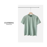 T-shirt ras du cou à séchage rapide pour hommes Short d'été respirant pour la course à pied et le fitness solide