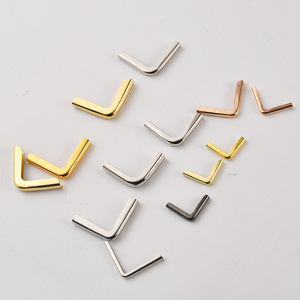 Metal Book Corner Protectors Square Right Angle Durable Hardware Accessories For Photo <b>Frame</b> Notebook Stationery - Product Image 2