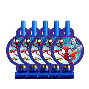 Decoración de fiesta de <span class=keywords><strong>Spidey</strong></span> y sus increíbles amigos, vajilla desechable de cumpleaños para niño, platos de papel, globos, Baby Shower - Product Image 6