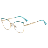 Lunettes de vue pour femmes 0 dioptrie, style œil de chat, anti-radiation, montures optiques de prescription pour femmes, collection 2026