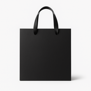 Logo personalizzato sacchetti per <span class=keywords><strong>la</strong></span> spesa in carta rivestita d'oro con manico a nastro di lusso in cotone resistente per <span class=keywords><strong>la</strong></span> confezione di <span class=keywords><strong>Boutique</strong></span> artigianato personalizzato - Product Image 2