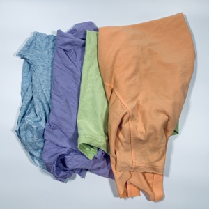 トラポ工業グレー100%ワイピングラグ工業用Tシャツクリーニングラグ混合厦門エクセレントコットン10kgミックスカラーOEM&ODM - Product Image 2