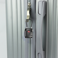 Cadenas à combinaison TSA à 3 chiffres avec câble de verrouillage, cadenas de voyage TSA pour valise à fermeture éclair