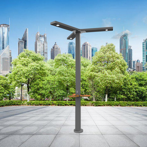 Modern Multifunctional Smart Solar Pole With USB & <b>Wireless</b> Charger Outdoor Waterproof Tall Pole Street <b>Lamp</b> for Street & Park 2 - Product Image 5