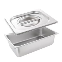 Bac Gastronorm en acier inoxydable 1/4, toutes tailles disponibles, bac GN
