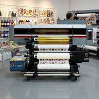 Impresora UV DTF de rollo a rollo de 60 cm y máquina de impresión de película AB, suministro a granel de fábrica para empresas comerciales, negocio de transferencia de logotipos personalizados