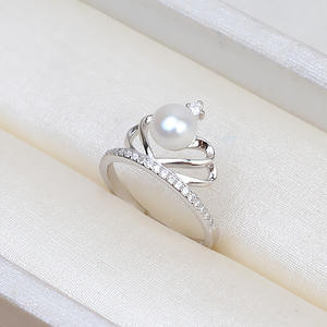 Bague ouverte en argent S925, accessoire de bricolage, amovible, 7-8 perles vides pour doigt, 248 perles semi-finies pour la personnalisation de vos bijoux - Product Image 4