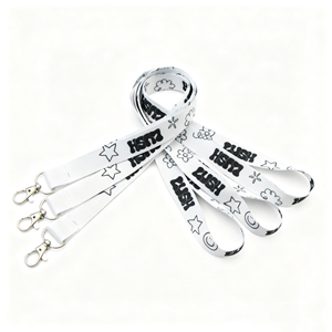YUSEN1001 Vibrant Comfortable Soft Texture Lightweight <b>Polyester</b> Strong Clip Sublimation Smooth <b>Lanyard</b> for Concerts Festivals - Product Image 2