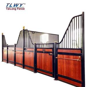 Establos para Caballos, Estructura <span class=keywords><strong>de</strong></span> Acero Prefabricada, Establos Económicos <span class=keywords><strong>de</strong></span> Metal y Bambú para Caballos - Product Image 5