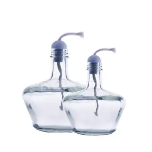 Cristalería de laboratorio RONGTAI, fabricantes de botellas de reactivo, cristalería de laboratorio común, China, lámpara de alcohol con mecha de algodón de 150Ml