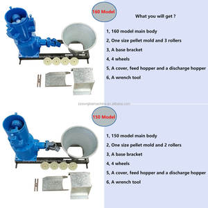 Nhỏ thức ăn cho vật nuôi nhà sản xuất Thức ăn viên Mill bấm máy mini cá pelletizer cho động vật nguồn cấp dữ liệu không bao gồm động cơ - Product Image 2