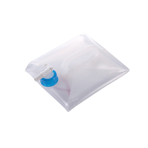Conteneur d'eau pliable anti-fuite 10L avec bec verseur verrouillable, sac d'eau pliable en LDPE de qualité alimentaire épais pour la randonnée - Product Image 5