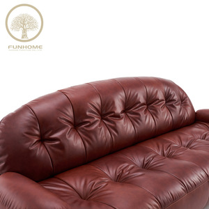 Juego de Sofás Seccionales de Cuero Italiano de Estilo Moderno y Lujo Ligero con Asientos Reclinables para Uso en Hoteles, <span class=keywords><strong>Muebles</strong></span> para el Hogar de 3 Plazas - Product Image 3