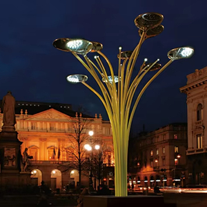 Banco Solar Inteligente Personalizable de 2200W con Forma de Girasol para Estaciones de Autobuses, Estacionamientos y Edificios, Paneles Solares Flexibles - Product Image 2
