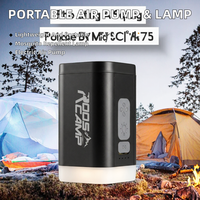 Pompe à air électrique portable et lampe anti-moustiques pour gonflage de matelas pneumatique