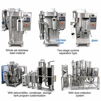 Mini-sécheur par pulvérisation Ruiyuan pour la transformation alimentaire, système de contrôle automatique PLC, moteur, acier inoxydable 304, laboratoire