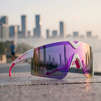 Lunettes de cyclisme polarisées personnalisées TR90 demi-cadre protection UV400 photochromiques légères pour le sport et la course à pied