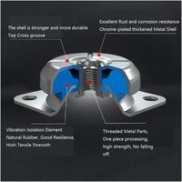 Amortisseur de vibrations en caoutchouc pour générateur, support isolateur de vibrations, amortisseur de chocs pour compresseur d'air