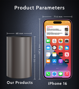 Innovador portátil alimentado por USB Metal coche aroma difusor Hotel aplicable aromaterapia sin agua aceite esencial vaporizador - Product Image 5