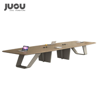JUOU Mobilier de bureau en bois de luxe de haute qualité, bureau de réunion, table de salle de réunion, table de conférence moderne pour bureau