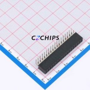 FH2.54-06-18PWS Pin Socket Bent Lead Through Hole,P=2.54mm Connector 2x18P 2.54mm 2.54mm Square Hole - Product Image 1