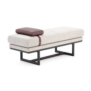 Italian Light Luxury <strong>Bed</strong> <strong>End</strong> <strong>Stool</strong> Designer Creative Personality Leather Soft Bag Long Bench Home Living Room Entry Shoe <strong>Stool</strong> - Product Image 5