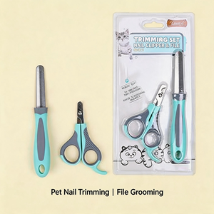 Tagliaunghie Verde per Animali Domestici, Trimmer a Doppia Faccia in Acciaio Inossidabile per Cani, Gatti, Conigli e Piccoli Animali - Product Image 4