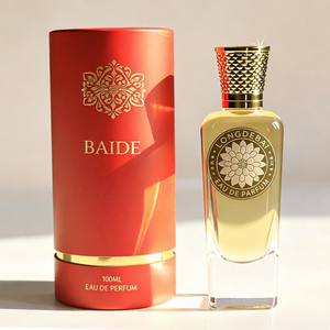 Nueva Llegada Envase Cosmético de Vidrio Pesado para Perfume Árabe, Botella Vacía con Cierre a Presión de 30ml, 50ml, 100ml con Tapa Dorada - Product Image 1