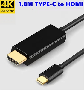 1.8m 6FT 4k <span class=keywords><strong>USB</strong></span> C Type-C để VGA <span class=keywords><strong>HDMI</strong></span> <span class=keywords><strong>DVI</strong></span> Cáp <span class=keywords><strong>USB</strong></span> 3.1 Loại C để hiển thị dp cổng cáp cho Macbook Samaung Huawei Asus HP Dell - Product Image 3