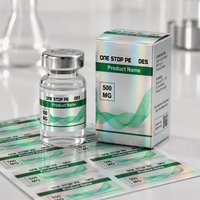 Étiquettes personnalisées pour flacons de 3 ml, 5 ml, 10 ml, 30 ml, en vinyle adhésif imperméable, pour cosmétiques, VS-354