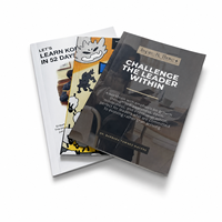 Impression de cahiers brochés personnalisés directement de l'usine avec reliure parfaite, service d'impression de livres pour manuels de formation
