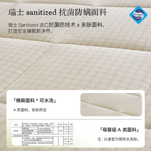 ที่นอนพ็อกเก็ตสปริง 180x200 มม. ความแน่นปานกลาง ปลอกถอดซักได้ ปรับระดับความรองรับได้ - Product Image 5