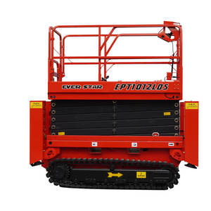 6 मीटर 8 मीटर 10 मीटर इलेक्ट्रिक हाइड्रोलिक स्व-चालित मोबाइल हवाई कार्य कैंची लिफ्ट ट्रैक क्रॉलर लिफ्टिंग प्लेटफॉर्म - Product Image 1