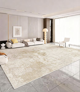 Tapis d'intérieur abstrait grand format, doux et lavable, tapis moderne à poils ras neutre pour la maison et le bureau - Product Image 4