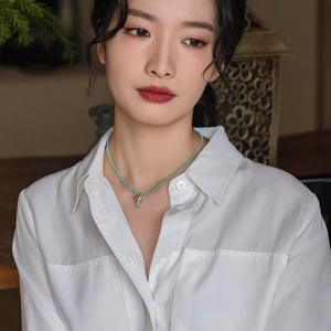 Collar de Perlas de Agua Dulce Naturales con Forma Barroca para Mujer, Diseño Exquisito de Varias Capas, Collar de Moda con Cuentas para Suéter, Novedad de 2021 - Product Image 3