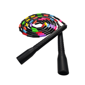 Cuerda de Saltar CZFIT de Alta Calidad, Material PP, Portátil, para Niños y Adultos, Colorida, con Cuentas Suaves, Longitud Ajustable, Mango Largo Segmentado - Product Image 1